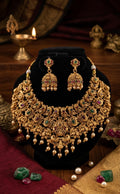 The Aadya Grand Peacock Choker Set