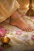 Saffron Heritage Anklets
