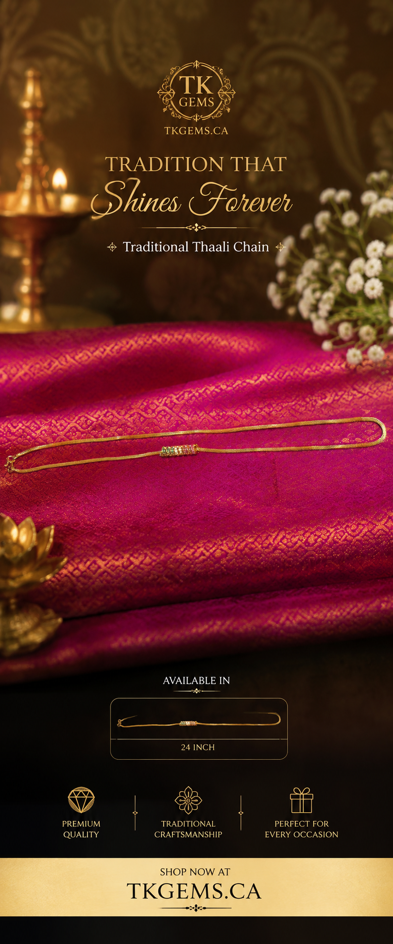 Elysian Gem Thaali Chain