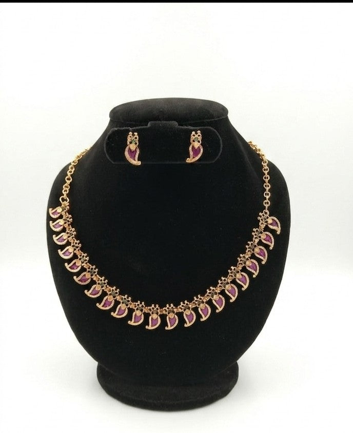 The Aadya Mango Necklace 💜