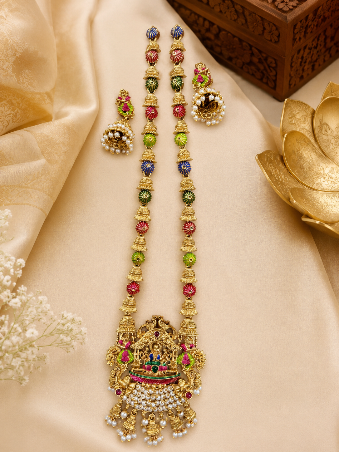 Svarupa Meenakari Long Set