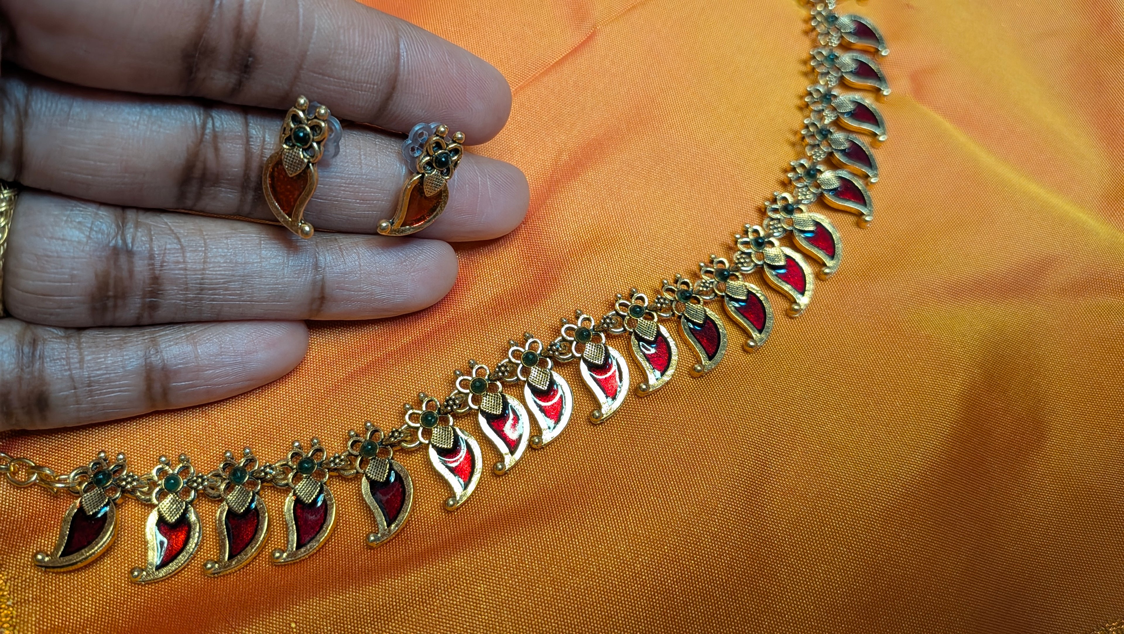 The Aadya Mango Necklace ❤️