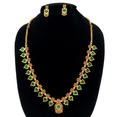Traditional Palakka long necklace set 🪷