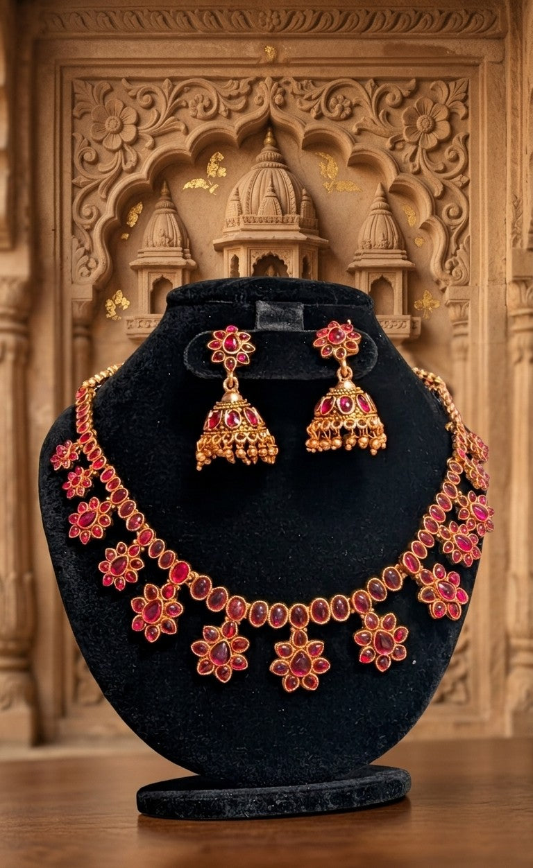 Elegance in Bloom: The Crimson Heritage Set