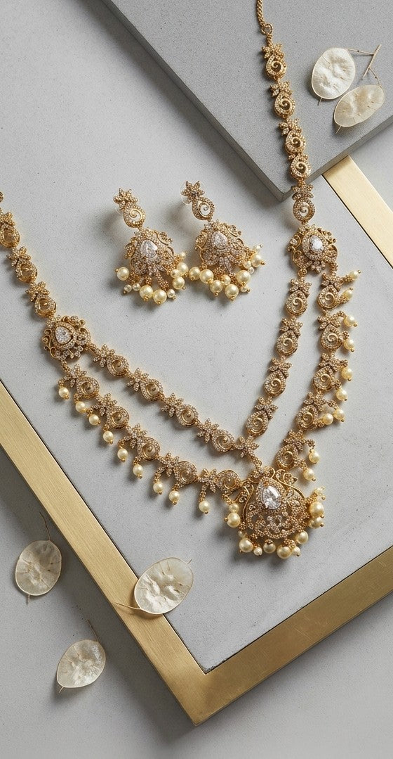 Imperial Pearl & Gold Set