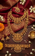 Divine Lakshmi Antique Temple Bridal Trousseau Set
