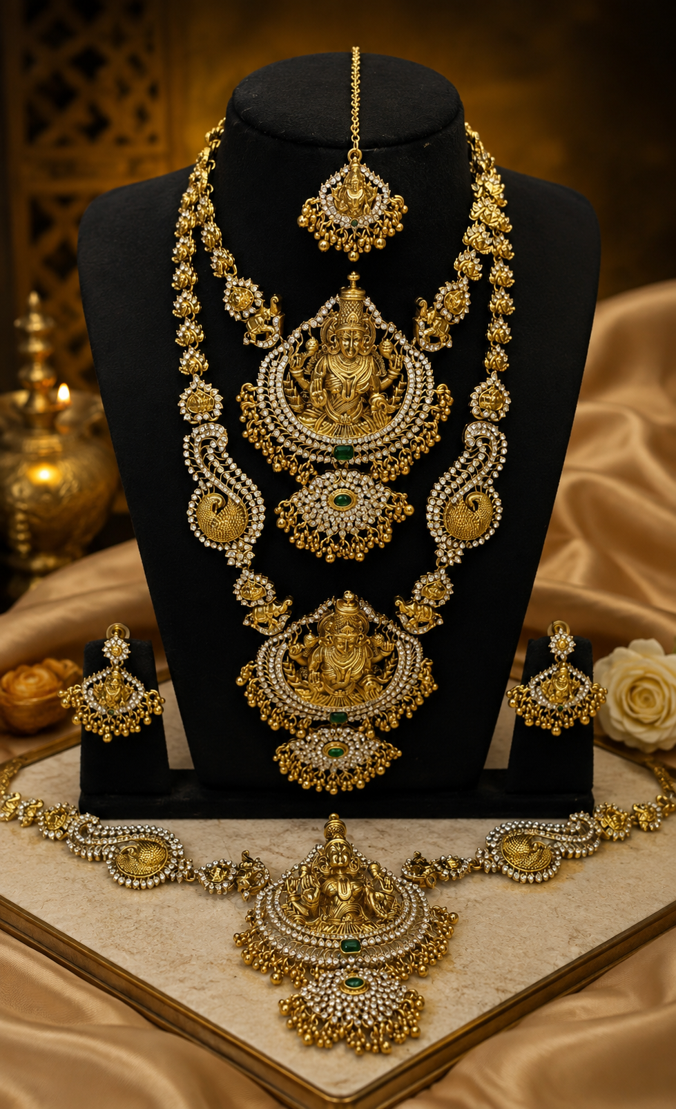 Maharani Divine Temple Bridal Set