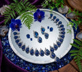 💙 The Royal Blue Teardrop Wave Necklace & Earring Set