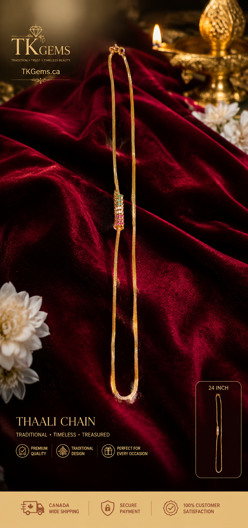 Elysian Gem Thaali Chain