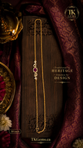 Aarohi Ruby Mogappu Chain