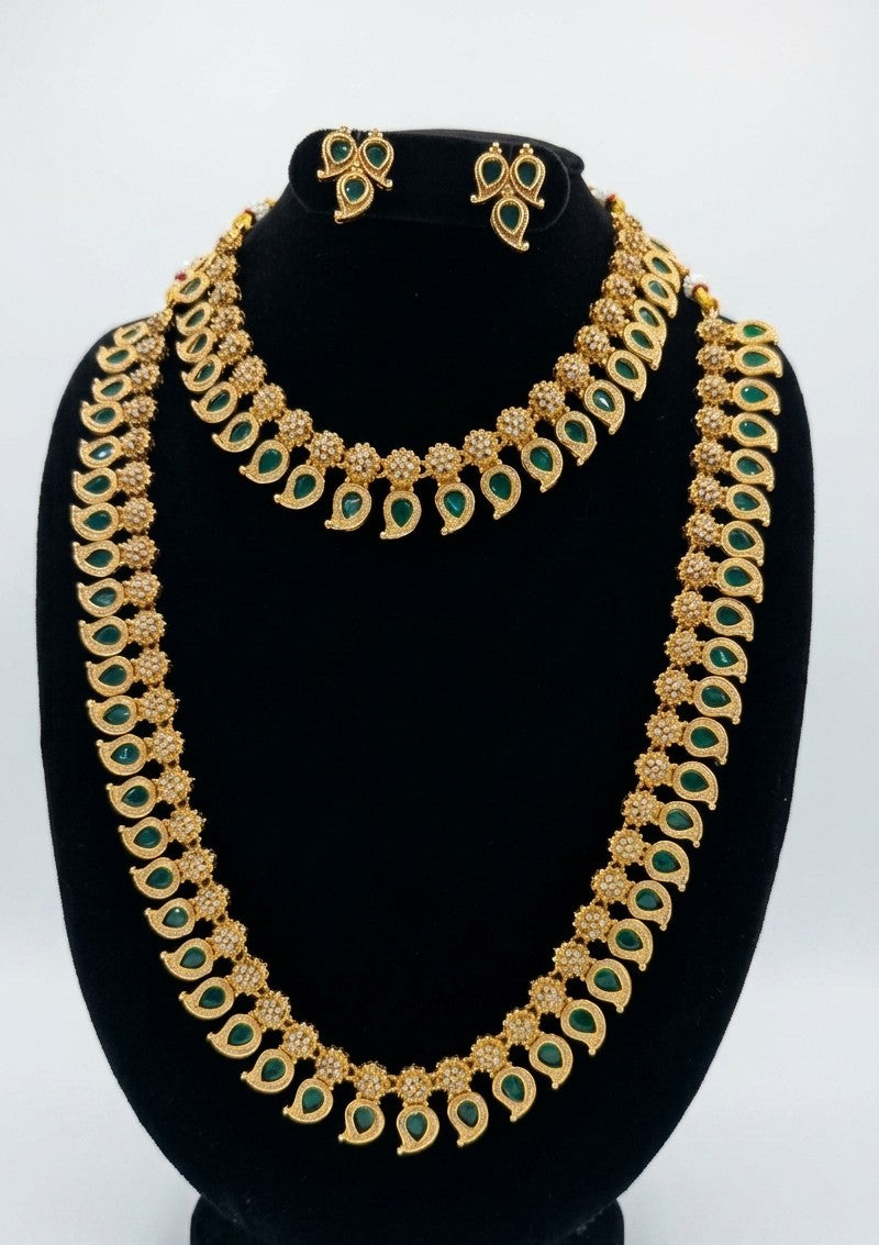👑 Royal Mango-Mala Combo Set
