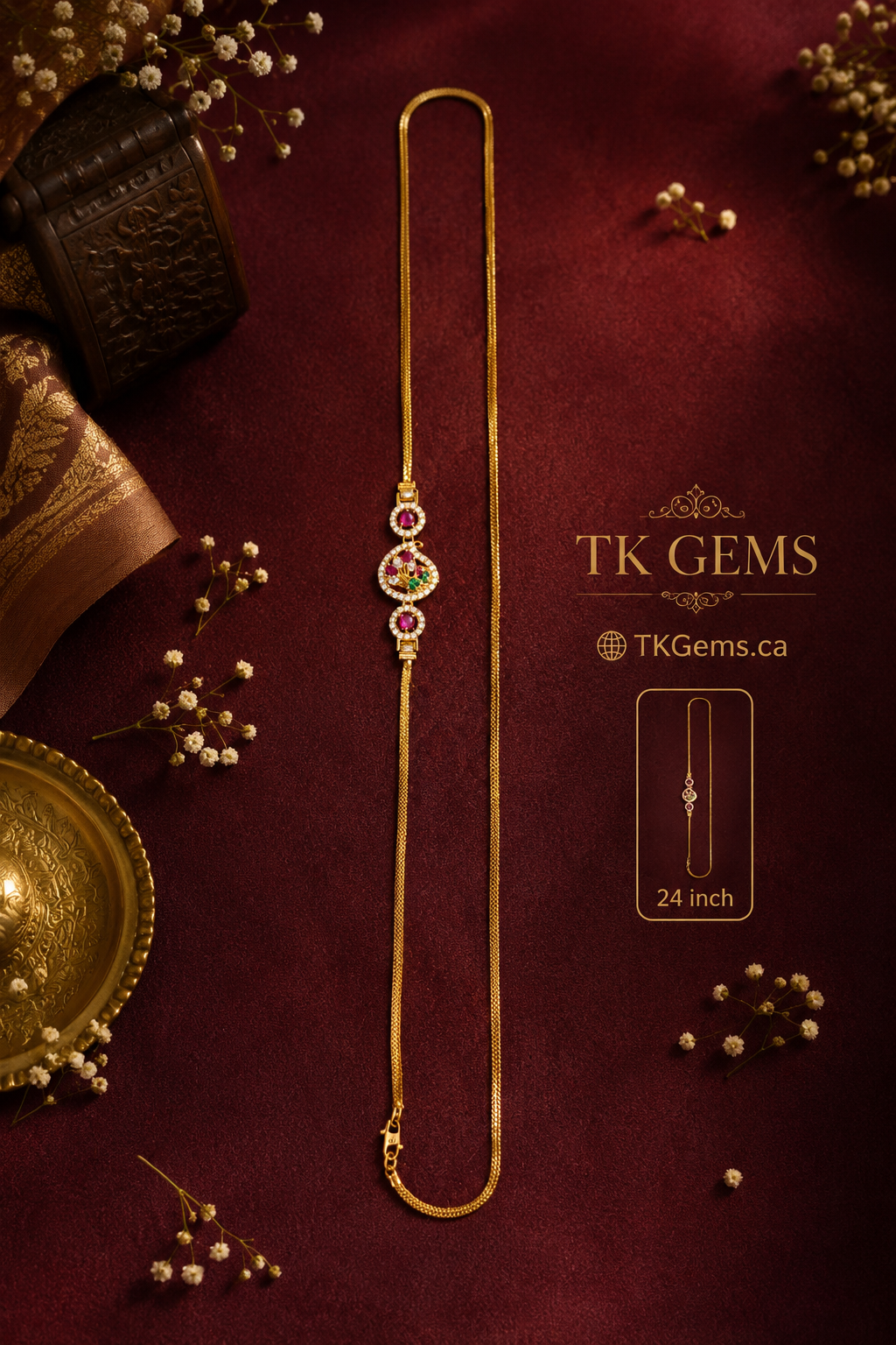Aura AD Mogappu Chain